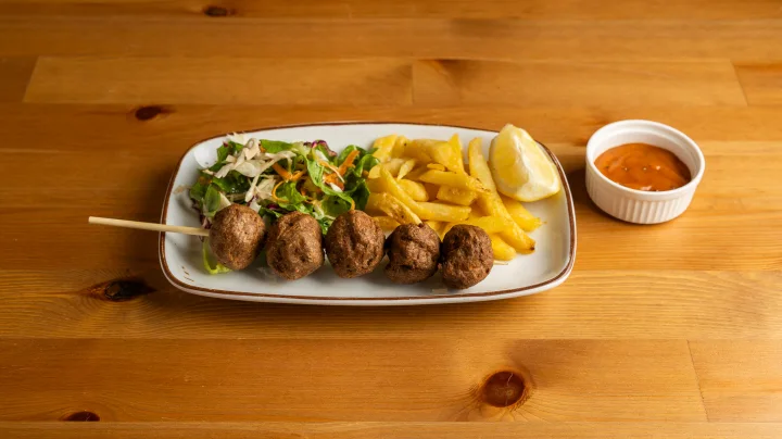 Chả bò viên chiên