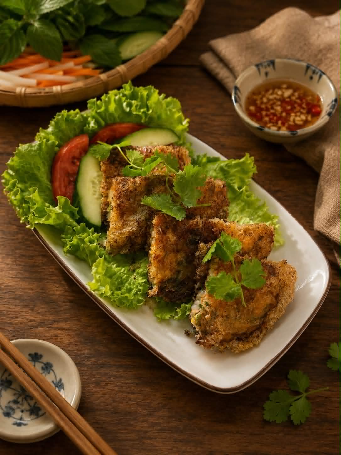 Chả tôm chiên giòn