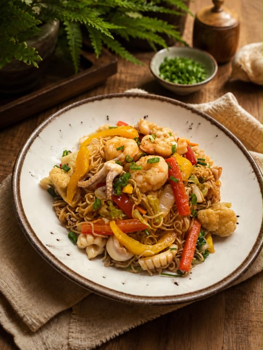 Mỳ xào hải sản